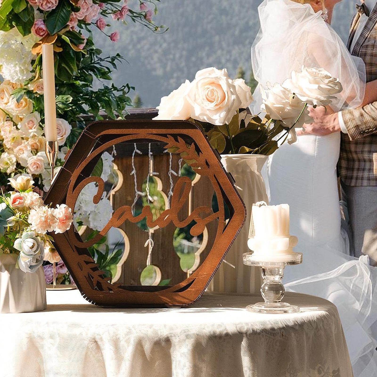 Wedding Card Box - صندوق بطاقات الزفاف، صندوق نقود، زينة